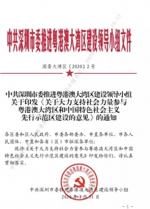 鹏乡政事 | 深圳颁布发表：45个重磅利好！年夜湾区+树模区建立将片面发作！-3.jpg