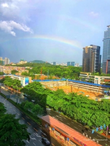 图散｜好！中山雨后现单彩虹-1.jpg