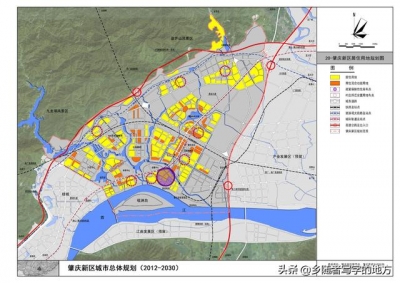 下浑！广东省肇庆市都会整体计划图，肇庆人珍藏了-1.jpg