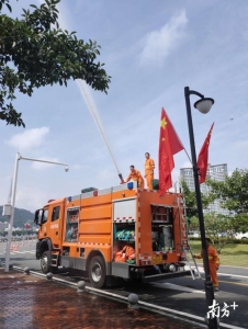 丛林出格防护期将至！珠海喷鼻洲举办防水宣扬举动