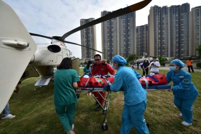 惠州交警展开“警保医”联动、旷地一体化救济练习训练举动