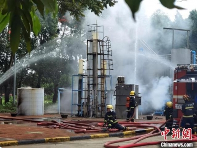 广州举办主要经济目的防护练习训练