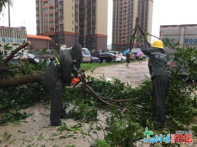 据守一线，珠海下栏港区抢险保通正在动作！-16.jpg