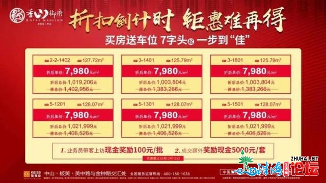 曲降35万！单价“6字头”起！中山153个楼盘推购房劣惠