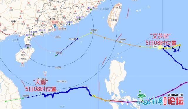 “艾莎僧”叠减热氛围去了！珠海海里年夜风6到8级