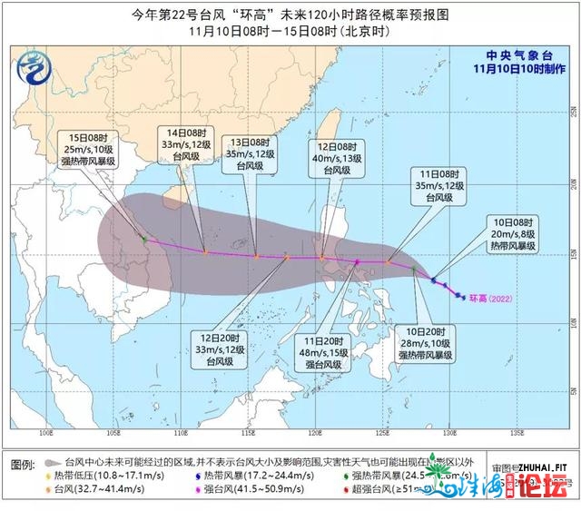 单台风连续共舞！22号台风“环下”天生后曲奔那里！珠海...