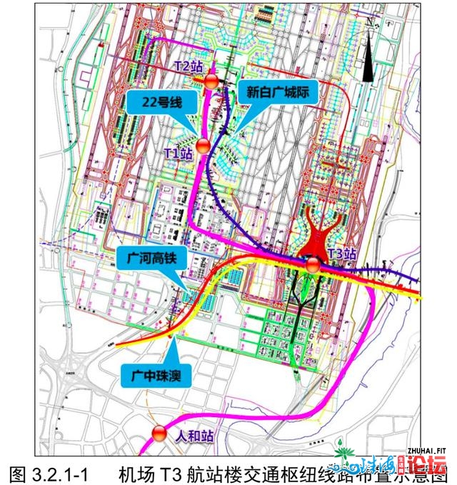 广州利剑云机场T3关键将引上天铁22号线纵贯深圳