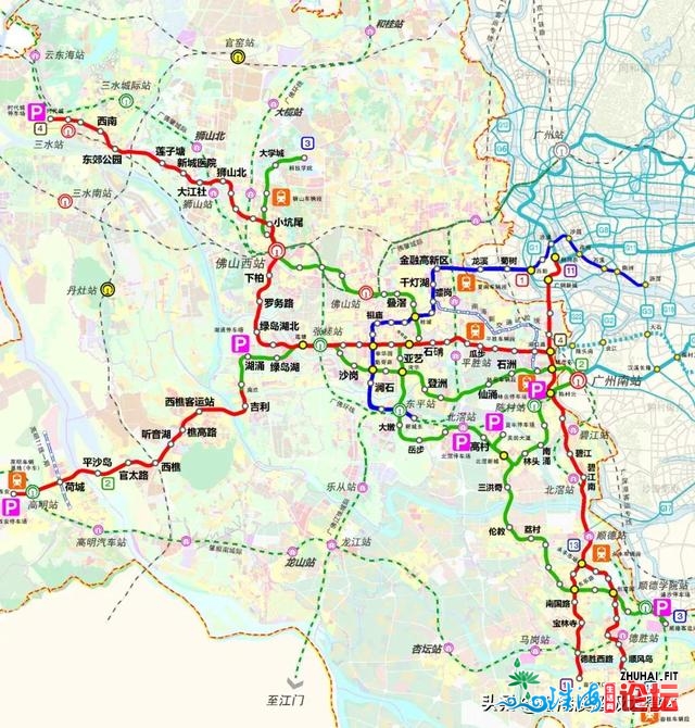 广州都会圈扩容：17、28、37号、18北、22北、18北延