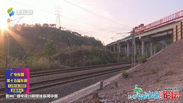 河惠莞下速公路京九铁路跨线桥明天开拢