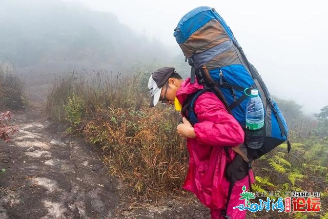 初探广东岩坑山，正在北风冻雨浓雾中一败涂地