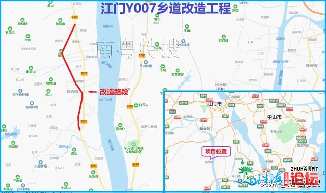 广东江门Y007城讲革新工程投资1.2亿，路里7米扩至12米