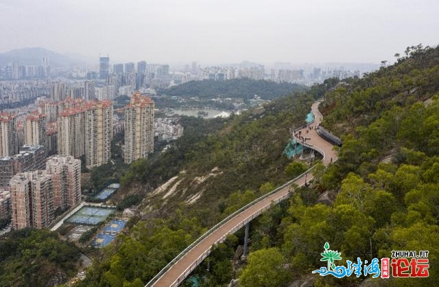 珠海又加新景不雅！板樟山步讲项目贯穿1.6千米，秋节前开放