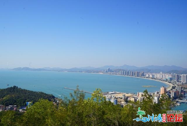 隆冬正在21.7℃惠州，碰见没有逊三亚的海岸风景，景佳丽少消...