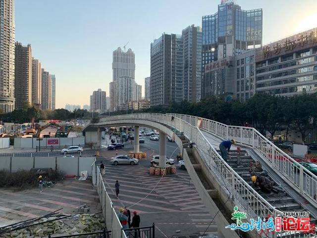 广州年夜讲中站—金穗路天桥撤除，将来该路段或建公开过...