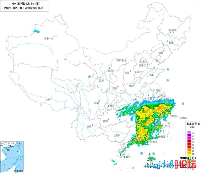 广东部分年夜暴雨，华北特涝带已消逝！威望预告：祸建浙...