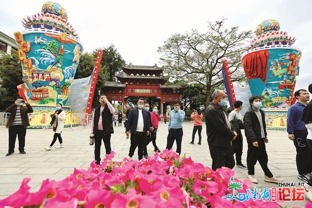 惠州各景区新年“白水”到处悲声笑语