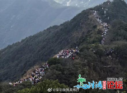 太水爆！超100000人登梧桐山，秋节深圳那些处所人气鼓鼓太旺-4.jpg