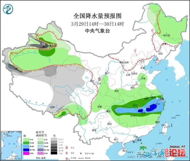 暴雪去了！年夜范畴雨雪袭新疆，戈壁也下！网友：火汽去...