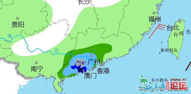 东调！广东肯定要下暴雨了，珠三角也有份！阐发：涝情...