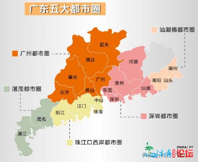 广东五多数市圈，谁排第1、谁排第两？