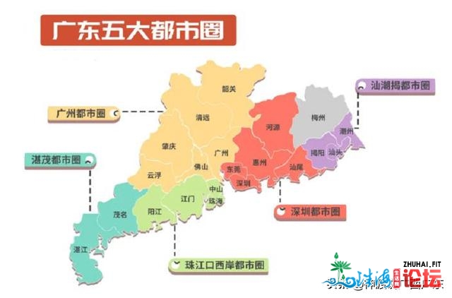 广东五多数市圈，谁排第1、谁排第两？