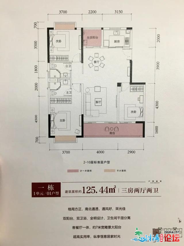 吹风价3.7万！珠海郊区新盘杀到！119-125㎡，户型暴光