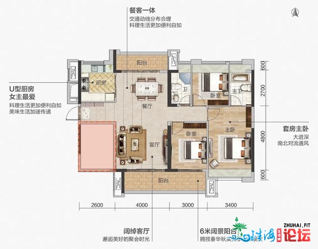 卧槽！最多能变7间房，借单主套！那是甚么仙人户型