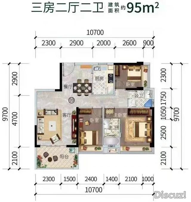 购⏩总价4字头月供15XX起！商圈旁70-95仄米洋房，别再道购...