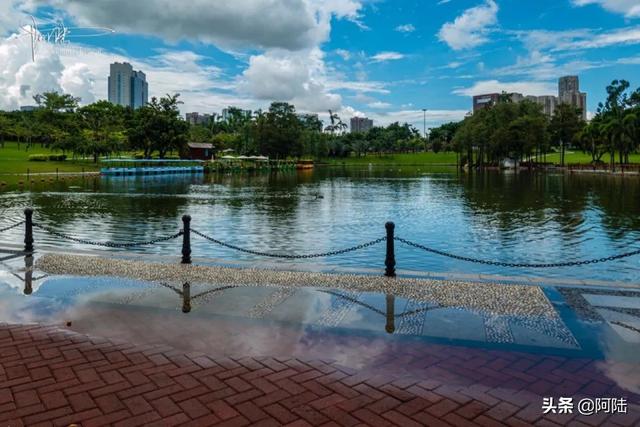 大雨如注下忙逛珠海海滨公园，额外干意盎然-3.jpg