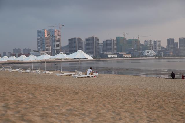 珠海唐家湾沙岸：浪漫不雅日出、戚忙亲海天-3.jpg