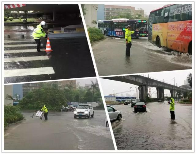 古朝暴雨去袭，珠海51条路被淹！奔跑女司机爬上车顶乞助！-5.jpg