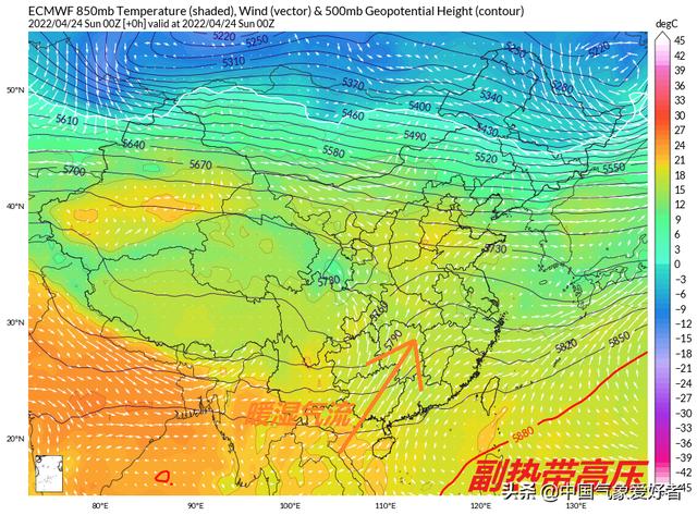 紫玄色闷热区呈现，广东正在憋雨？阐发：中东部年夜范畴伤害气候先兆-5.jpg