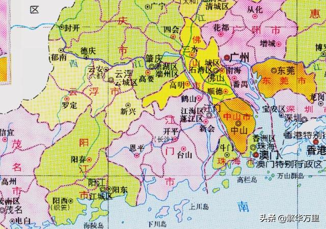 广东省的区划变更，21个天级市之一，江门市为什么有7个区县？-8.jpg