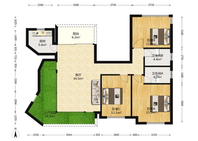 三居室每仄3.3万，便正在喷鼻洲中心区，两脚房价播报-6.jpg