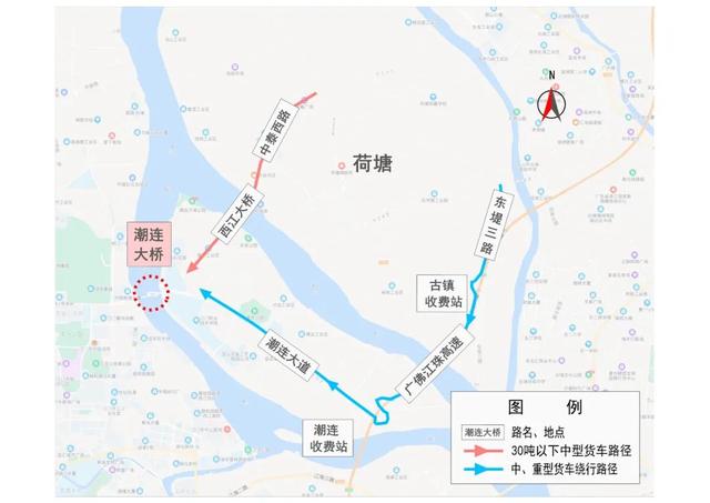 江门潮连年夜桥12月15日规复通车，重型及年夜型客车仍需绕止-5.jpg