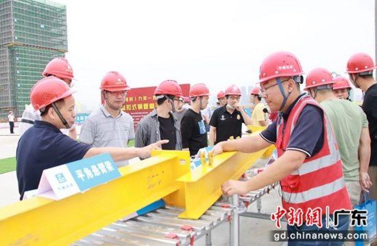 佛山举行修建施工观赏会 助建年夜湾区科创仄台-1.jpg