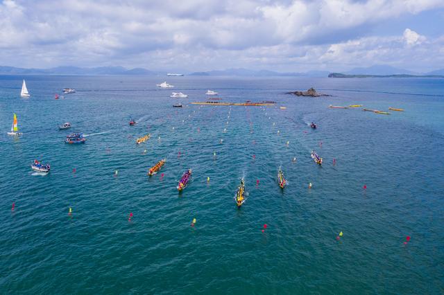 #（体育）2023粤港澳年夜湾区（深圳北澳）海上龙船赛举办-4.jpg