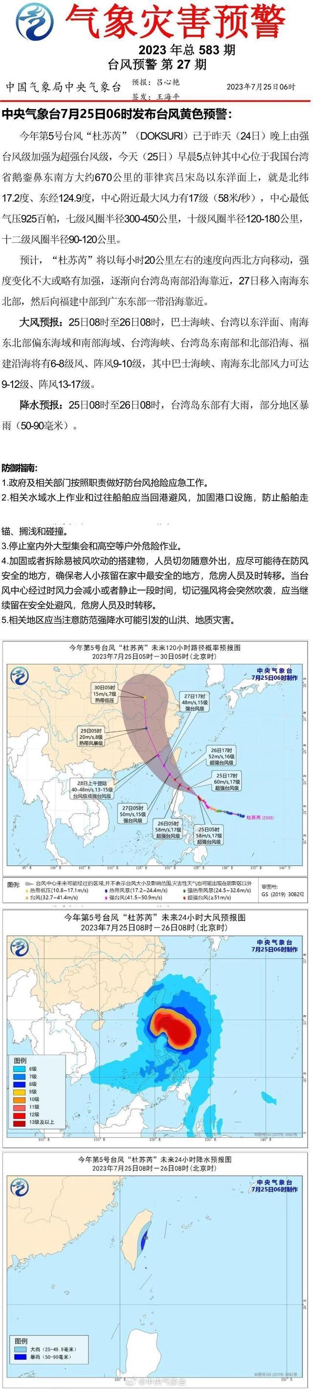 “杜苏芮”晋级为超强台风！多天预警！广东最新气候预告-1.jpg