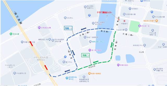 古早起珠海那条主要门路齐封锁施工！过往车辆要绕止-5.jpg